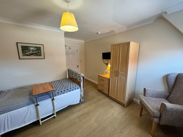 Experience restful nights on our comfortable beds, surrounded by elegant furniture in a bright, supportive environment.